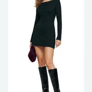 Reformation Nadia Knit Long Long Sleeve Dress
